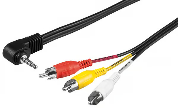 Pro Adapter cable composite audio/video to 3.5 mm