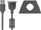 Pro USB 2.0 Hi-Speed extension cable with mounting bracket black – kuva 3