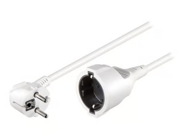 Pro Power cable C13 Ext. - Valkoinen - 2m
