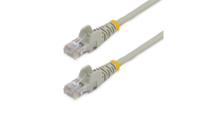 StarTech.com Cat5e Ethernet Patch Cable with Snagless RJ45 Connectors - 10 m, Gray – kuva 1/1