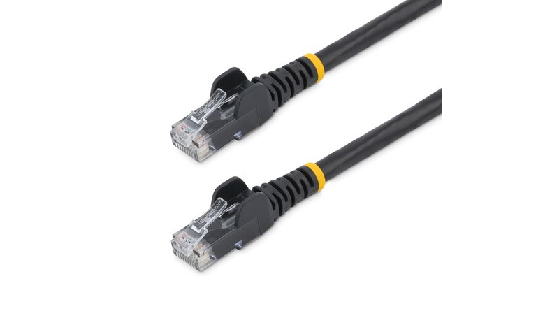 StarTech.com Cat5e Ethernet Patch Cable with Snagless RJ45 Connectors - 10 m, Black