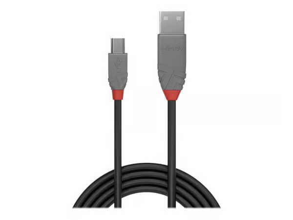 Lindy Anthra Line - USB cable - USB to mini-USB Type B - 5 m