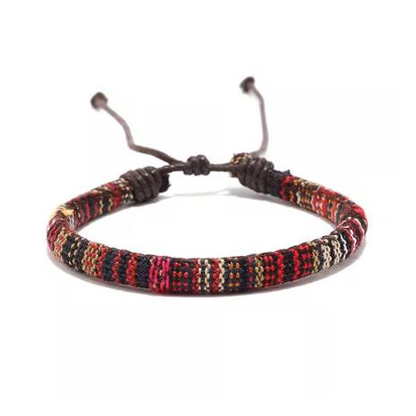Bohemia-tyylinen punottu rannekoru MultiColor