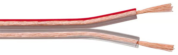 Pro Kaiutinkaapeli 0,5 mm kirkas - 10 m