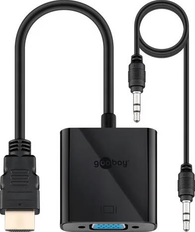 Pro HDMI - VGA adapter - Musta