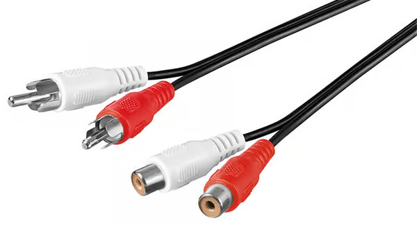 Pro RCA Stereo jatkojohto - 5m