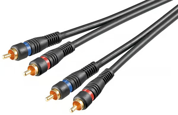 Pro RCA Stereo -kaapeli - Suojattu - 2m