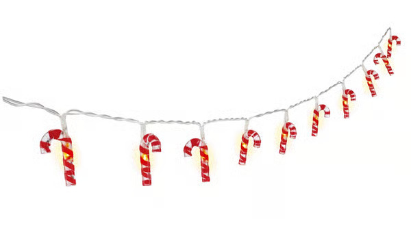 Goobay String Light "Candy Canes" with 10 LEDs