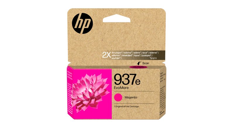 HP 937e EvoMore Magenta Original Ink Cartridge