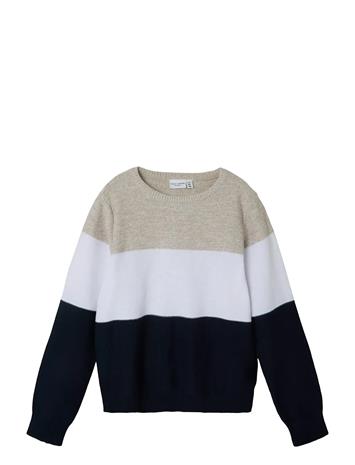 name it Nkmvohan Ls Knit Tops Knitwear Pullovers Blue Name It