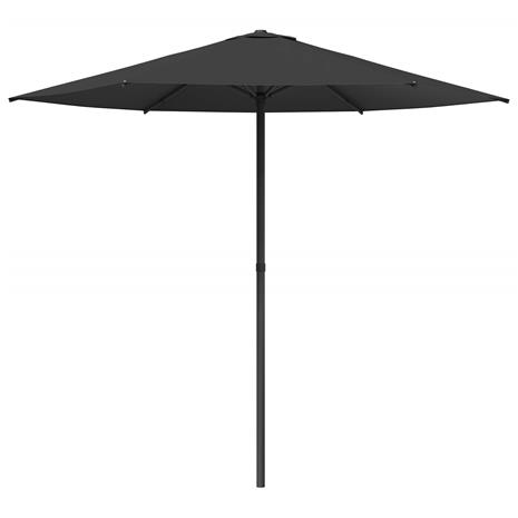 vidaXL Puutarhavarjo 230 x 230 cm Polyesteri Suorakaide Antrasiitti