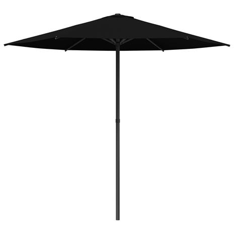 vidaXL Puutarhavarjo 230 x 230 cm Polyesteri Suorakaide Musta