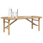 vidaXL Sohvapöytä Ruskea 110 x 50 x 43 cm Bambu