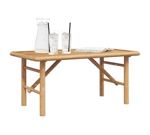 vidaXL Sohvapöytä Ruskea 90 x 50 x 43 cm Bambu