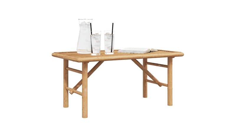 vidaXL Sohvapöytä Ruskea 90 x 50 x 43 cm Bambu