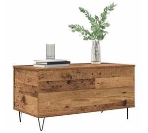 vidaXL Sohvapöytä Vanha puu 90 x 44.5 x 45 cm Tekninen puu
