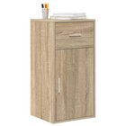 vidaXL Sivupöytä Sonoma tammi 38 x 34.5 x 75 cm Tekninen puu