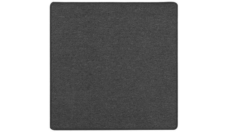 vidaXL Mattohallinta Tumma harmaa 100 x 100 cm 100% polypropeeni