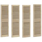 vidaXL Kaapin ovi ovella 4 pcs Luonnollinen 140,5 x 2,1 x 39,5 cm