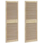 vidaXL Kaapin ovi ovella 2 pcs Luonnollinen 170 x 2,1 x 59,5 cm