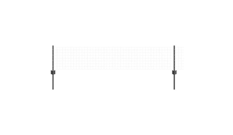 vidaXL Aitalatu 5 pcs Harmaa 40 cm Teräs