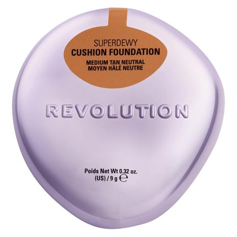 Revolution Beauty London Superdewy Cushion Foundation Medium Tan Neutral