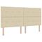 vidaXL LED-pääty LED-nauhoilla päätyllä Kerma 200 cm kangas – kuva 2