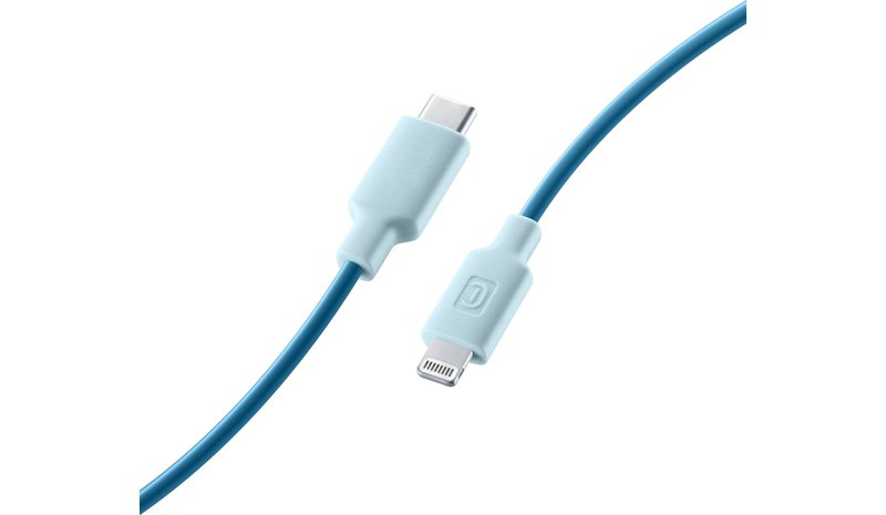 Cellularline Stylecolor Cable 100cm - USB-C to Lightning Coloured USB-C to Lightning cable