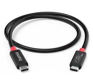 Hama 00200788 USB cable 1 m USB C 20 Gbit/s Black