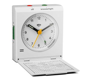 Braun BC05W wall/table clock Analog clock Rectangle White