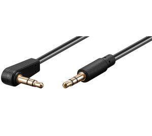 Microconnect AUDLL05A audio cable 0.5 m 3.5mm Black