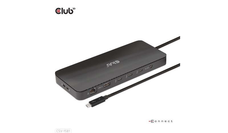 CLUB3D Thunderbolt 4 Certified 11-in-1 Docking Station – kuva 1/6