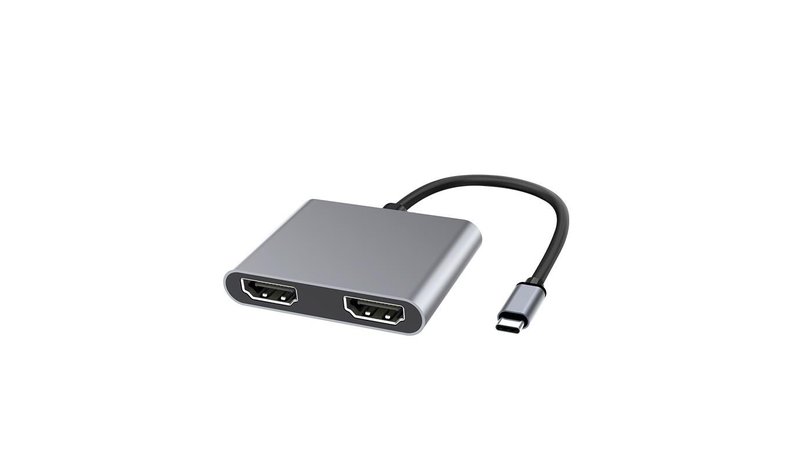 Microconnect USB3.1CHDMIX2 USB graphics adapter Black