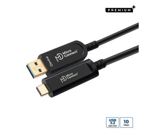 Microconnect MC-USB3.2CA5OP USB cable USB 3.2 Gen 2 (3.1 Gen 2) 5 m USB A USB C Black