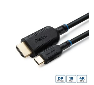 Microconnect MC-USBCHDMI05 video cable adapter 0.5 m HDMI Type A (Standard) Black