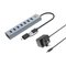 Conceptronic HUBBIES21GP 7-Port USB 3.0 Hub with Power Adapter, 5Gbps, USB-A x 7 – kuva 1