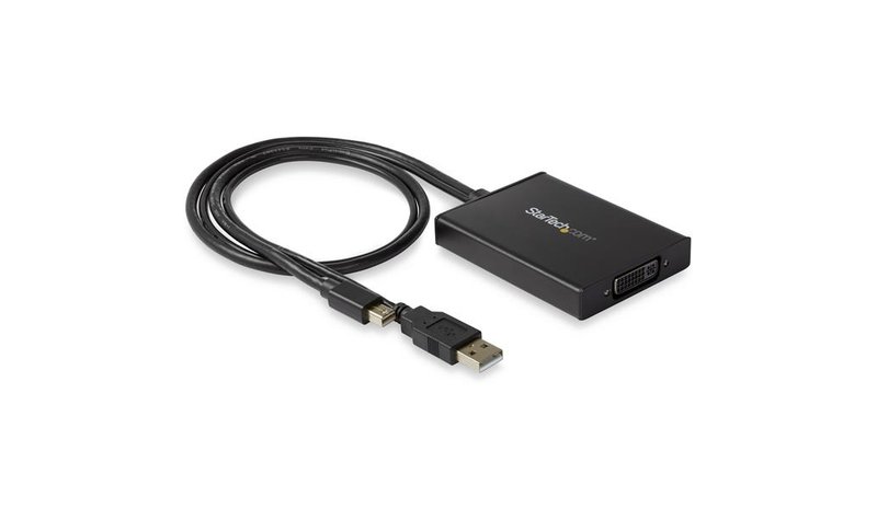 StarTech.com Mini DisplayPort to Dual-Link DVI Adapter - USB Powered - Black