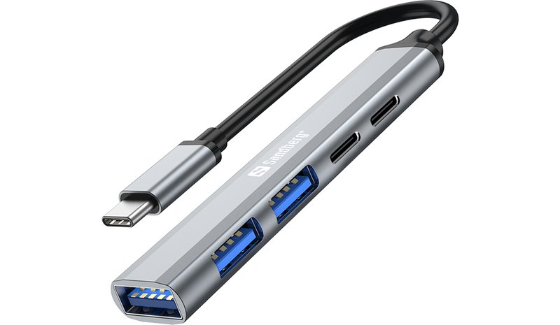 Sandberg USB-C to 3xUSB-A+2xUSB-C SAVER