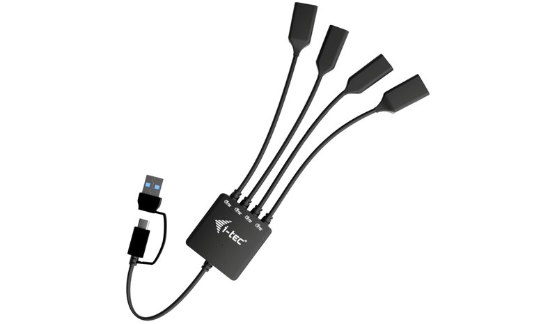 i-tec USB-C/USB-A Cable HUB 4 port (2x USB-C, 2x USB-A)