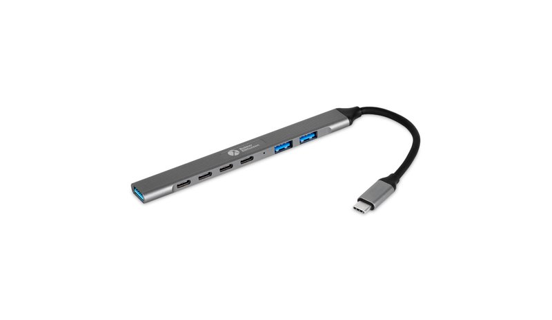 BakkerElkhuizen USB-C Hub 7-in-1 (3A+4C) – kuva 1/2