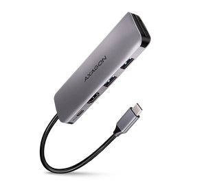 Axagon HMC-5 USB 3.2 Gen 1 hub, 2x USB-A, HDMI, SD/microSD, PD 100W, 20cm USB-C cable