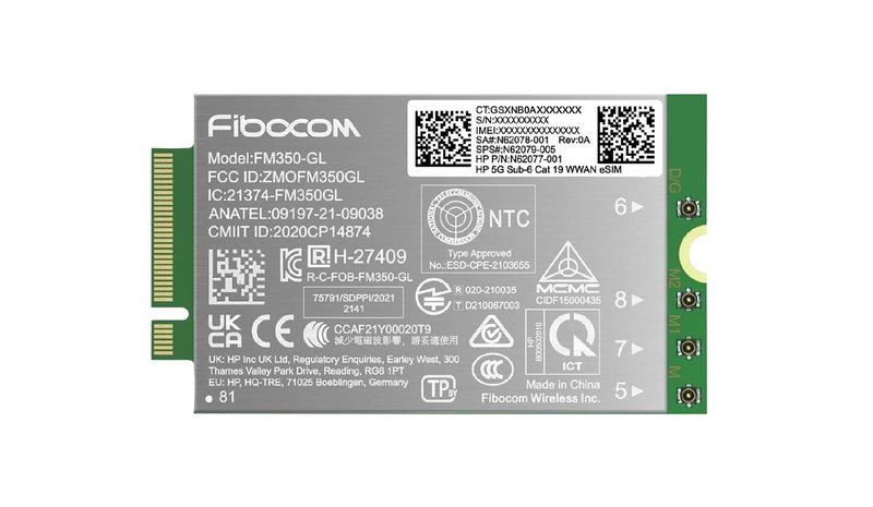 HP 5G Sub-6 Cat 19 WWAN Internal