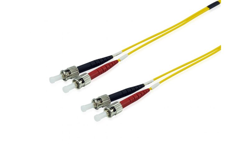 Equip ST/ST Fiber Optic Patch Cable, OS2, 2m