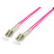 Equip LC/LC Fiber Optic Patch Cable, OM4, 1m – kuva 1