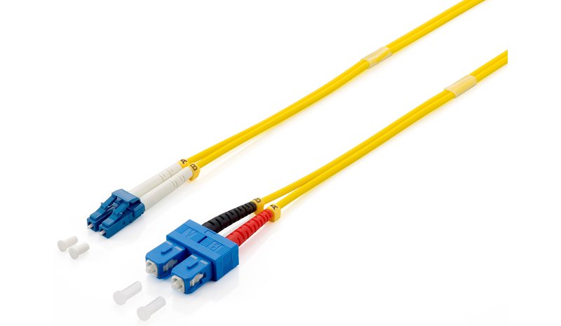 Equip LC / SC Optical Fiber Patch Cord, OS2, 10m