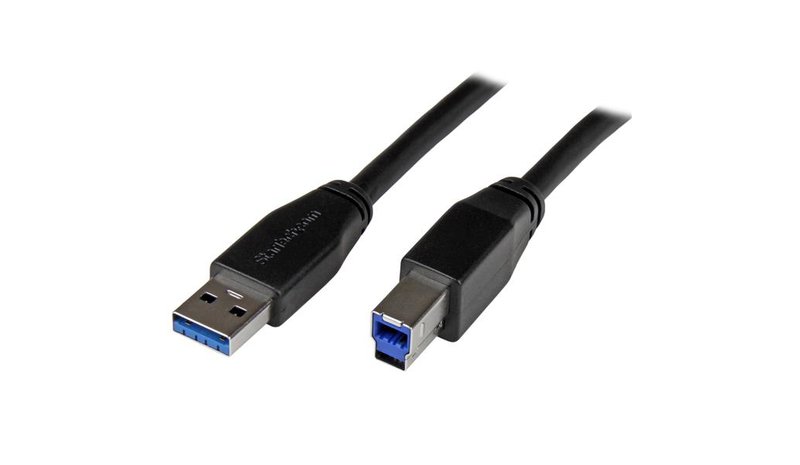 StarTech.com Active USB 3.0 USB-A to USB-B Cable - M/M - 5m (15ft)