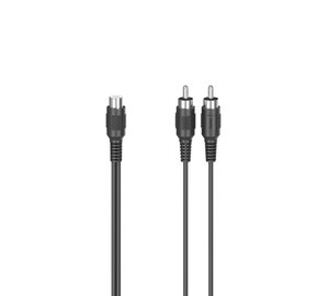 Hama 00205184 audio cable 2 x RCA RCA Black