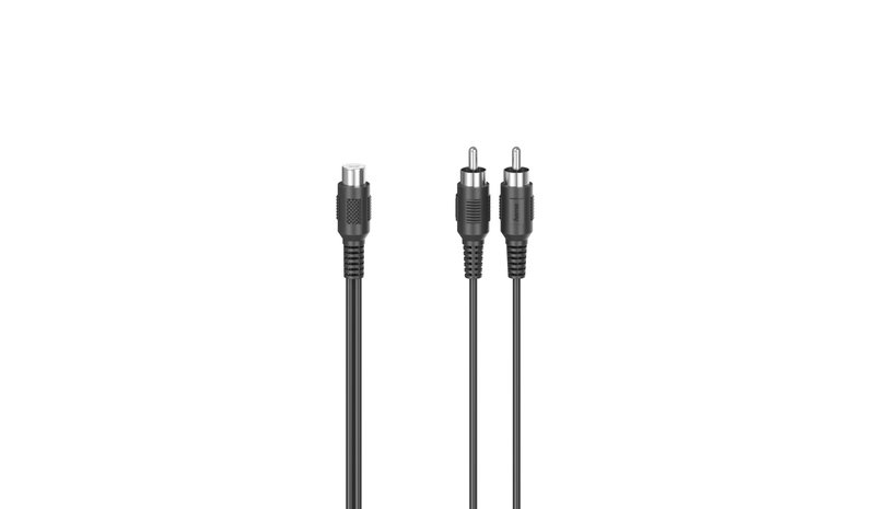Hama 00205184 audio cable 2 x RCA RCA Black