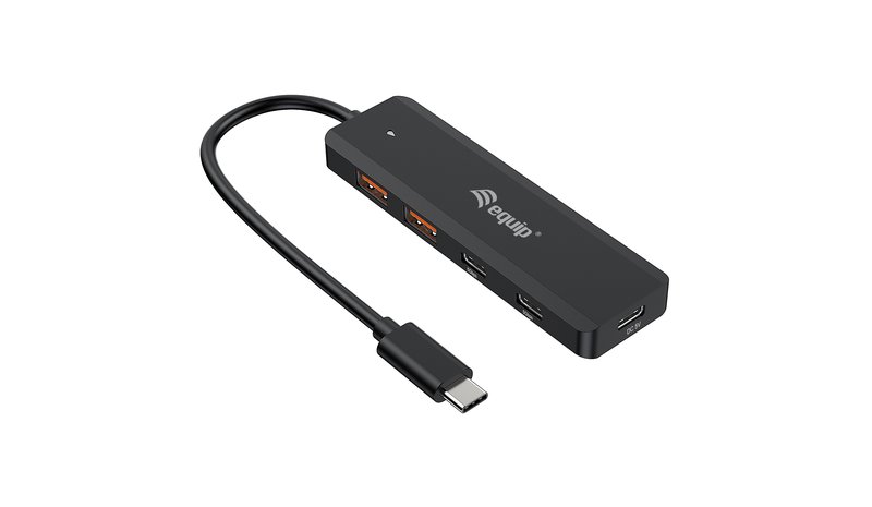 Equip USB-C 4-Port USB 3.2 Gen 2 (10Gbps) Hub, USB-C x 2, USB-A x 2