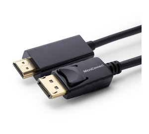 Microconnect MC-DP-HDMI-050 video cable adapter 0.5 m DisplayPort Black
